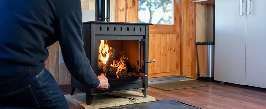 Open Hearth Wood Fireplace Installation in Minot, ND