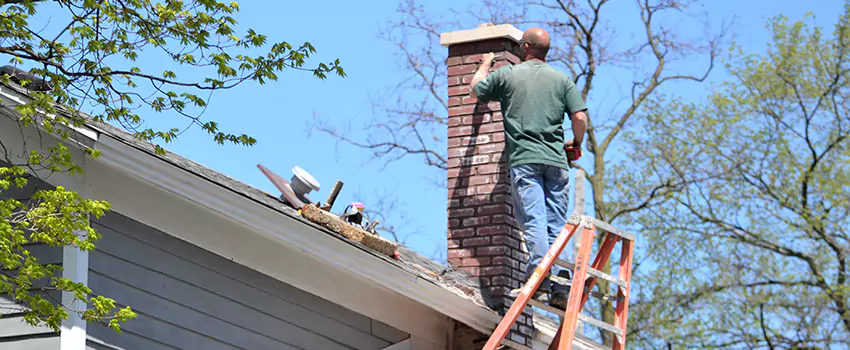 Vinyl and PVC Chimney Flashing Installation in Minot, ND