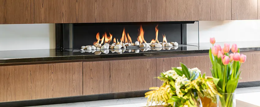Double-height Fireplace Design Refurbishment in Minot, North Dakota