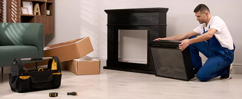 Old Rusted Metal Fireplace Repair And Replacement in Minot, ND