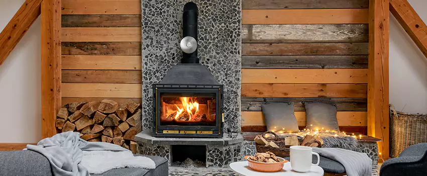 Thelin Hearth Products Direct Vent Gas Stove Fireplace Inspection in Minot, North Dakota